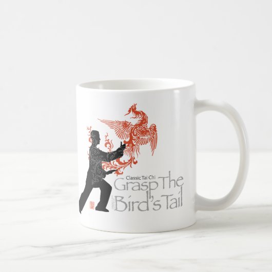 Chi-"Feuer-Phoenix" Keramik-Tasse Yang Tai Tasse (Rechts)