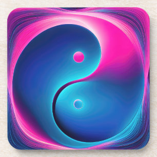 Chi Fusion: Vibrant Yin Yang Energies Getränkeuntersetzer