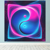 Chi Fusion: Vibrant Yin Yang Energies Leinwanddruck (Insitu (Holzboden))