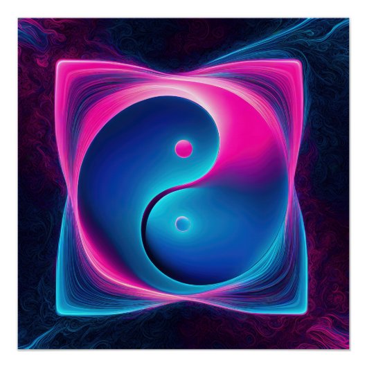 Chi Fusion: Vibrant Yin Yang Energies Poster (Vorderseite)