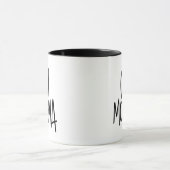 Chi Momma Cute, Silly, Chic Chihuahua Dog Mom Tasse (Zentrum)