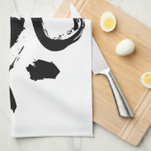 Chi oder Qi in der chinesischen Geschirrtuch (Viertel Falte)