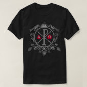 Chi Rho Alpha und Omega T-Shirt (Design vorne)