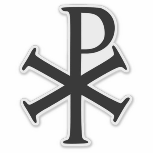 Chi Rho Aufkleber (Vorderseite)