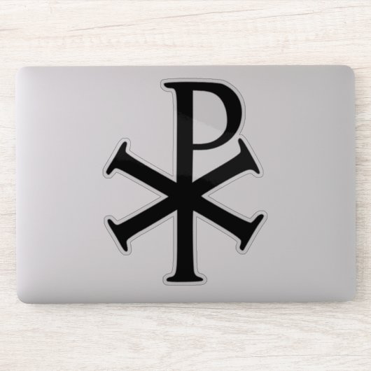 Chi Rho Aufkleber (Computer)