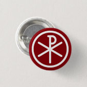 Chi-Rho Christ Symbol Button (Vorne & Hinten)