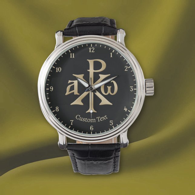 Chi Rho Christogram Armbanduhr (Von Creator hochgeladen)