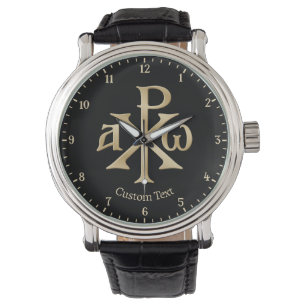 Chi Rho Christogram Armbanduhr