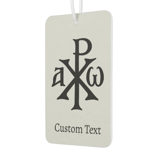 Chi Rho Christogram Autolufterfrischer (Links)
