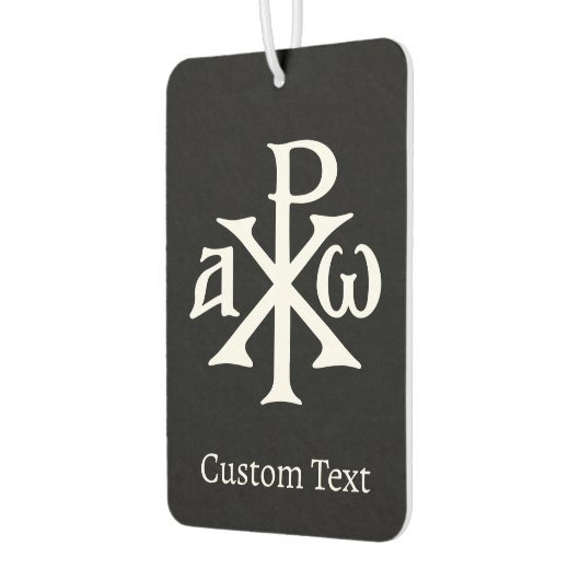 Chi Rho Christogram Autolufterfrischer (Links)