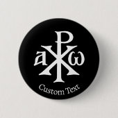Chi Rho Christogram Button (Vorderseite)