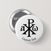 Chi Rho Christogram Button (Vorne & Hinten)