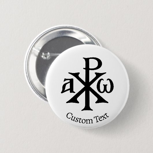Chi Rho Christogram Button (Vorne & Hinten)
