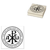 Chi Rho Christogram Gummistempel (Stempel)