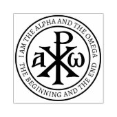 Chi Rho Christogram Gummistempel (Prägung)