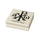 Chi Rho Christogram Gummistempel (Stempel)