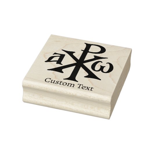 Chi Rho Christogram Gummistempel (Stempel)