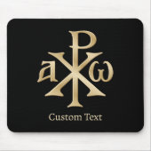 Chi Rho Christogram Mousepad (Vorne)