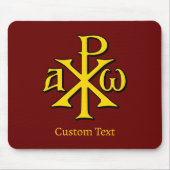 Chi Rho Christogram Mousepad (Vorne)