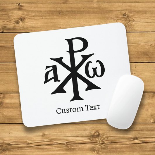 Chi Rho Christogram Mousepad