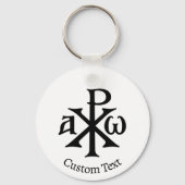 Chi Rho Christogram Schlüsselanhänger (Vorderseite)