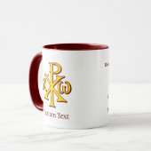 Chi Rho Christogram Tasse (Vorderseite Links)
