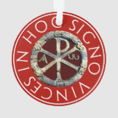 Chi-Rho - das Monogramm von Christus Ornament (Rückseite)