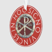 Chi-Rho - das Monogramm von Christus Ornament (Vorderseite)