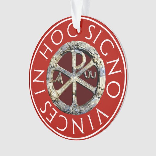Chi-Rho - das Monogramm von Christus Ornament (Vorderseite)