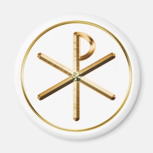 Chi-Rho-Glühen Magnet (Vorne)