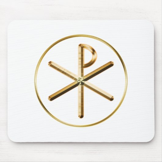 Chi-Rho-Glühen Mousepad (Vorne)
