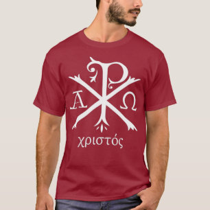 Chi Rho Jesus Christ Christlich ancient Monogram T-Shirt