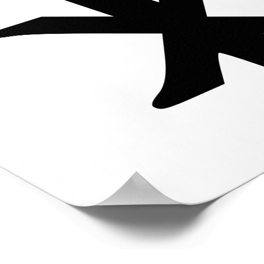 Chi rho - Jesus Poster (Ecke)