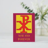CHI-RHO POSTKARTE (Stehend Vorderseite)