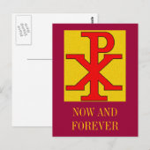 CHI-RHO POSTKARTE (Vorne/Hinten)