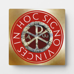 Chi-Rho Sign Fotoplatte