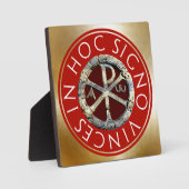 Chi-Rho Sign Fotoplatte (Vorderseite)