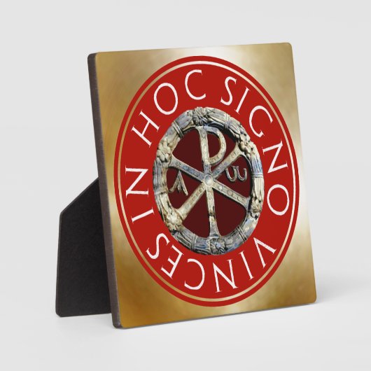 Chi-Rho Sign Fotoplatte (Vorderseite)