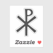 Chi Rho Symbol Aufkleber (Blatt)