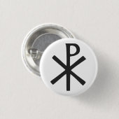Chi Rho Symbol Button (Vorne & Hinten)