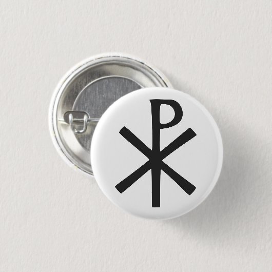 Chi Rho Symbol Button (Vorne & Hinten)