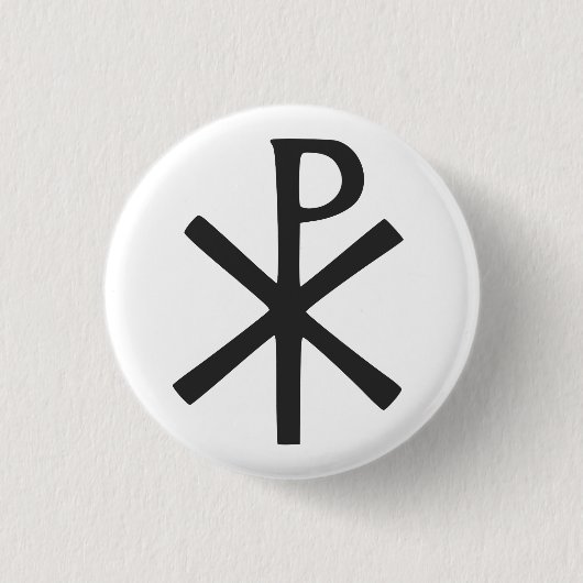 Chi Rho Symbol Button (Vorderseite)