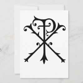 Chi Rho Symbol Christi Christlich Inspiration Einladung