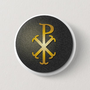 Chi-Rho (Symbol des Jesus Christus) Button