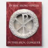 Chi-Rho-Symbol Fotoplatte (Vorderseite)