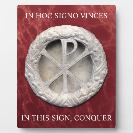 Chi-Rho-Symbol Fotoplatte (Vorderseite)