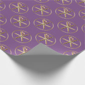 Chi-Rho-Symbol Geschenkpapier (Ecke)