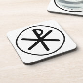 Chi-Rho-Symbol Untersetzer (Linke Seite)