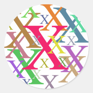 Chi Runder Aufkleber