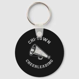Chi-town Cheerleader im Retro-Look der 90er Jahre  Schlüsselanhänger